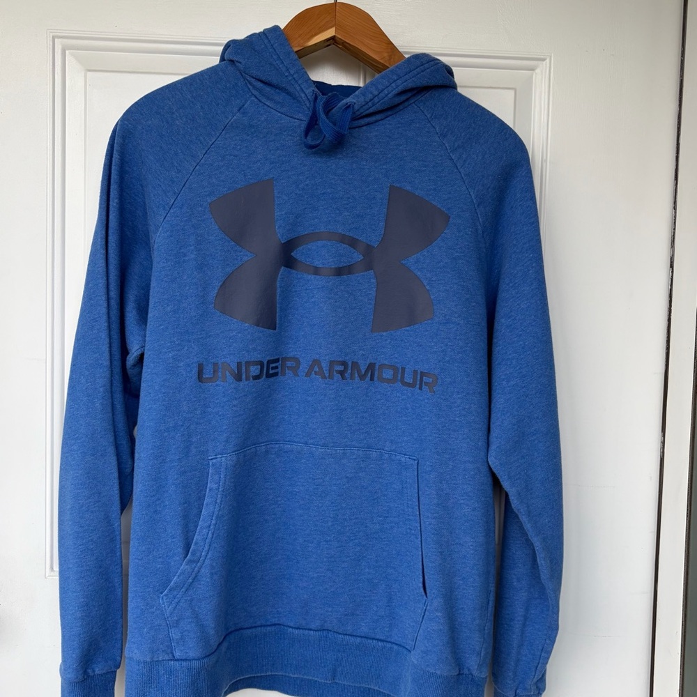 •Under Armour• Men’s Logo Hoodie Pullover - Size Large